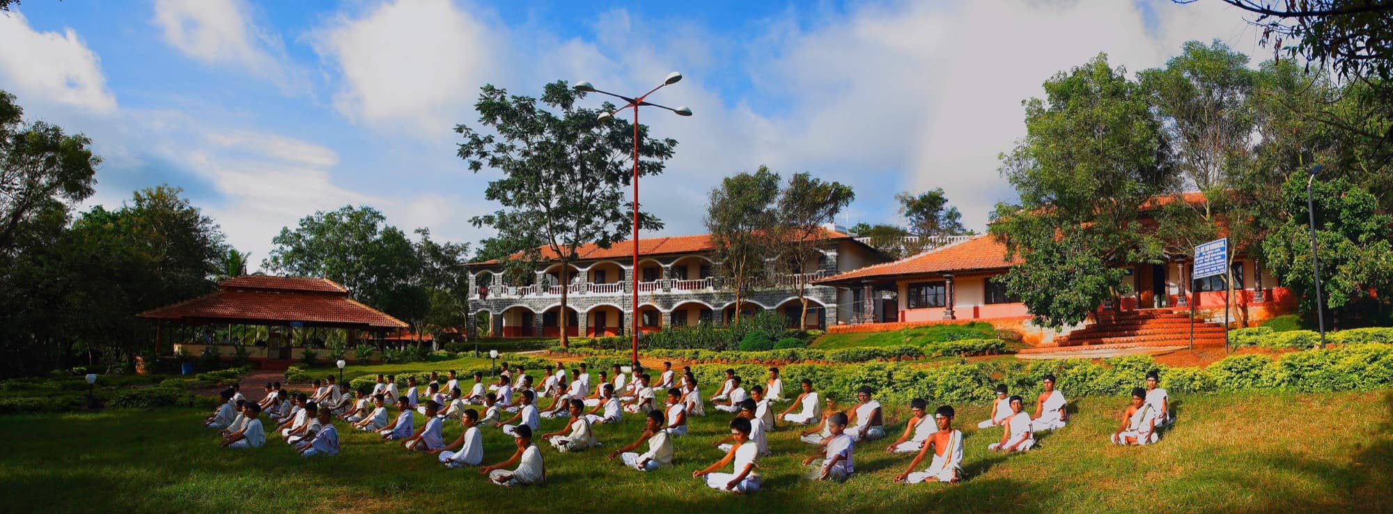 Temple at the ashram